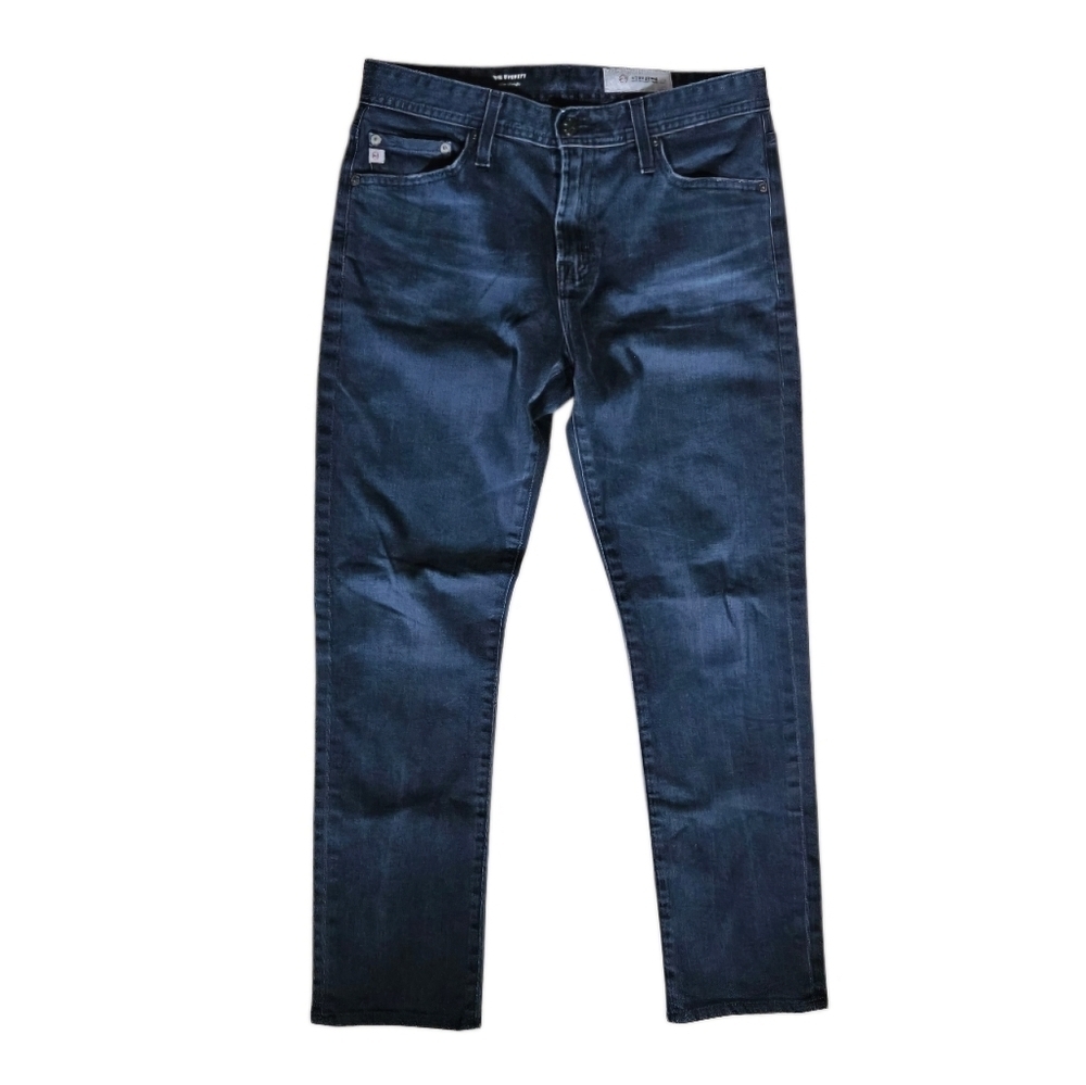 AG Adrian Goldschmied Mens Everett Slim Straight Cloud Soft Denim Jeans sz 30R - Picture 2 of 12
